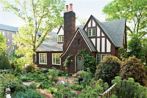 tudor home landscaping|tudor style cottage landscape.